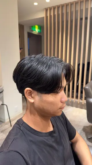 パーマ メンズ 【メンズパーマ】比嘉 啓人のヘアスタイル