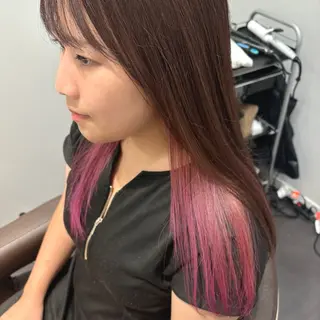 カラー Mina Akiyamaのヘアスタイル