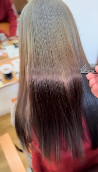 ロング カラー 髪質改善・縮毛矯正 💎ASUKAのヘアスタイル