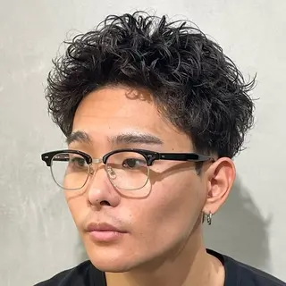 ショート パーマ ヘアアレンジ メンズ fifth 石川 凪のヘアスタイル