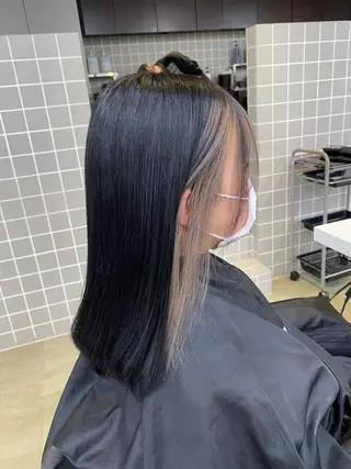 ミディアム カラー ヘアアレンジ キッズ TRU Shino🦋のマツエク・マツパデザイン