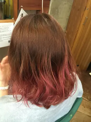 ミディアム カラー 中村 海のヘアスタイル