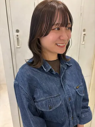 ミディアム 桑本 さと子のヘアスタイル