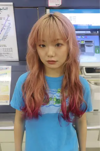 セミロング カラー ヘアアレンジ @kyoniyy KYONIのヘアスタイル