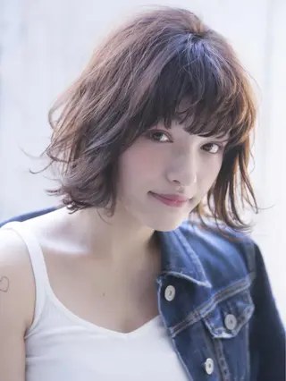 ショート カラー ヘアアレンジ 金子 廉のヘアスタイル