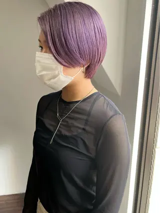 ショート カラー ハイトーン/ボブ 🎀sonokaのヘアスタイル