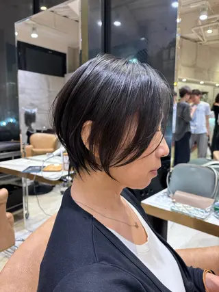 ショート 大人ショート特化/ カットモデル/表参道のヘアスタイル