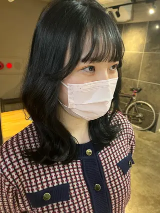 ミディアム カラー ヘアアレンジ メンズ 透明感カラー🤎 ゆりのヘアスタイル