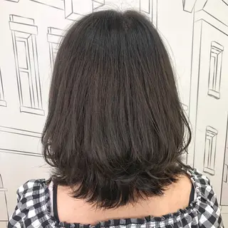 ミディアム 坪井 彰吾のヘアスタイル