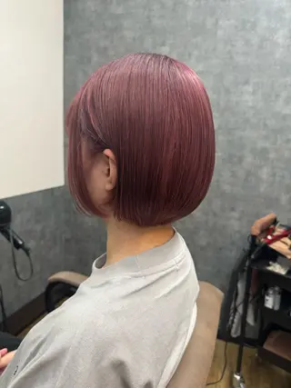 ミディアム カラー reeed konnoのヘアスタイル