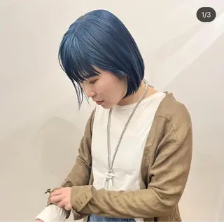 ショート カラー デザインカラー🥂 YUKAのヘアスタイル