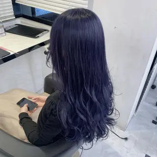セミロング 🤍ハイトーン寒色 🤍MADOKAのヘアスタイル