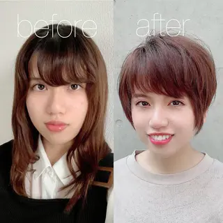 ショート 伊熊 美砂のヘアスタイル