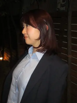ミディアム カラー sakoda shunkiのヘアスタイル