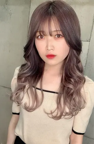 セミロング ヘアアレンジ Mikuri 【Little】のヘアスタイル