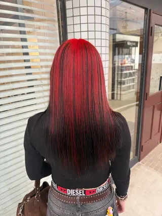 ロング カラー 片山 実莉のヘアスタイル