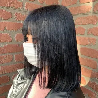 ミディアム カラー 寺田 さゆみのヘアスタイル