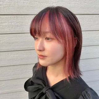 ミディアム カラー ✨髪質改善🎨 杉本賢人のヘアスタイル
