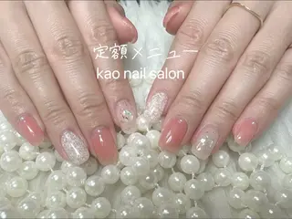 ネイル kao パラジェル スカルプ/長さだしのネイルデザイン