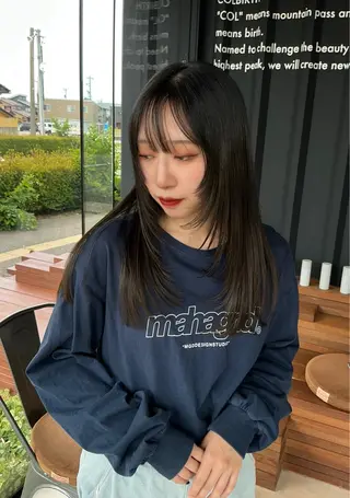 ロング カラー yui 野々市市のヘアスタイル