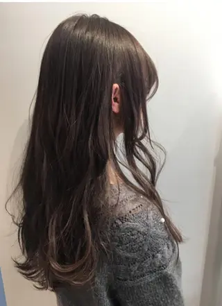 ロング カラー ヘアアレンジ 山本 千尋のヘアスタイル