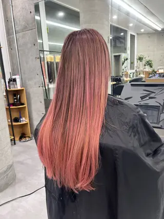 ロング カラー 艶髪✨ブリーチ職人 井手正康のヘアスタイル