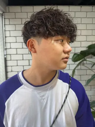 パーマ メンズ メンズ特化美容師/栄 /本間さつきのヘアスタイル