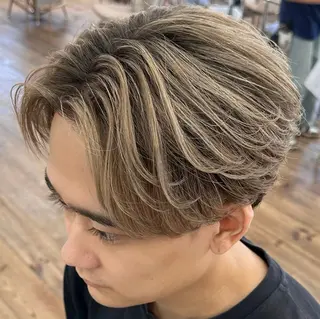 ショート カラー パーマ メンズ メンズ特化✂️ 小枝 優生のヘアスタイル