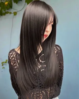 ロング カラー なつき🎀韓国 styleのヘアスタイル