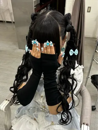 ヘアアレンジ ヘアセット☆ 髪質改善カラー☆まいのヘアスタイル