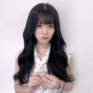 ロング カラー ✨️美髪矯正×似合わ せ艶カラー✨藤田透のヘアスタイル