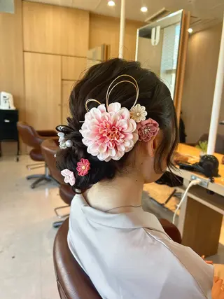 ヘアアレンジ 宮尾愛海 /溝の口駅 【似合わせパーマ】のヘアスタイル