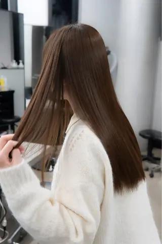 ロング カラー 無料カットモデル／ 髪質改善／角田 龍汰のヘアスタイル