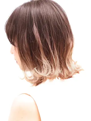 ミディアム カラー Lond labのヘアスタイル