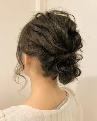セミロング ヘアアレンジ 🎨カラー満足度 500%💫ヅル💫のヘアスタイル