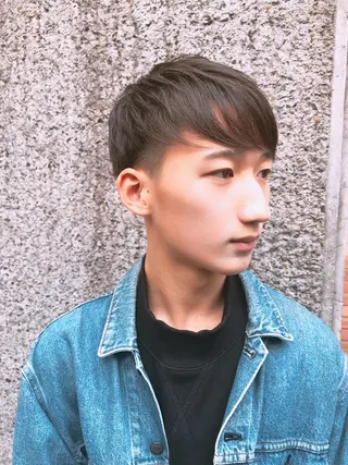 ショート カラー パーマ ヘアアレンジ メンズ ちこ .のヘアスタイル