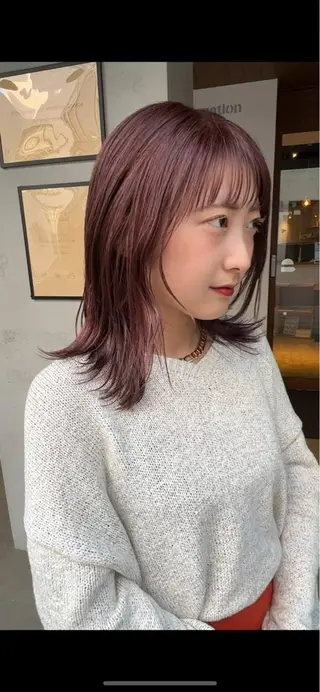 ミディアム 三輪 恭平のヘアスタイル