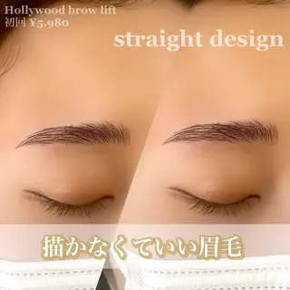 メンズ マツエク・マツパ アイブロウ Moyu eyelashのマツエク・マツパデザイン