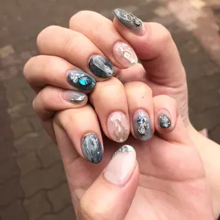 ロング カラー キッズ ネイル マツエク・マツパ 福田 加奈のネイルデザイン