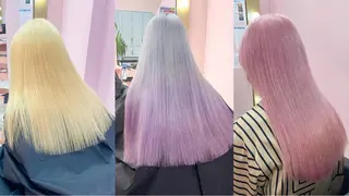 ミディアム ❄️💛エクステ ブリーチ❄️yukiのヘアスタイル