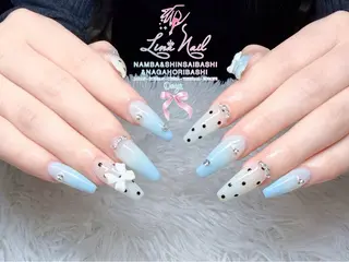 セミロング Linanail Nambaのマツエク・マツパデザイン