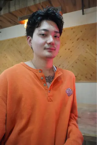 ショート パーマ メンズ KENSHIN メンズパーマのヘアスタイル