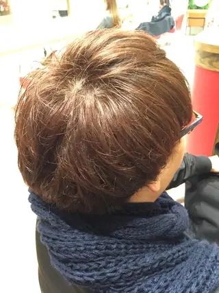 ショート カラー メンズ 吉岡 三四朗のヘアスタイル
