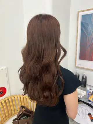 ロング アレンジ/ブラウン カラー HARU🕯のヘアスタイル
