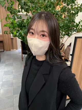 ロング 岸田 佳祐のヘアスタイル