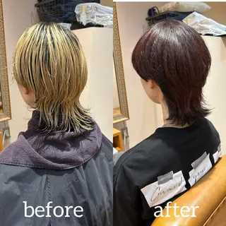 カラー メンズ 伊藤 皓亮のヘアスタイル