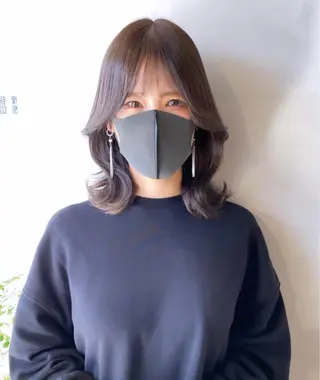 ミディアム カラー カラー系/カット特化 🟠オオタキマサシのヘアスタイル