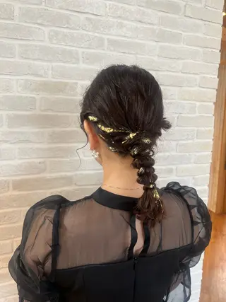 セミロング ヘアアレンジ Topstylist YUKIのヘアスタイル