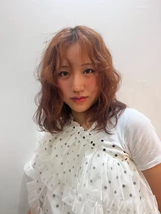カラー ness 一花のヘアスタイル