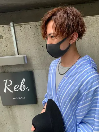 パーマ メンズ 西村あきや トレンド韓国ヘアのヘアスタイル